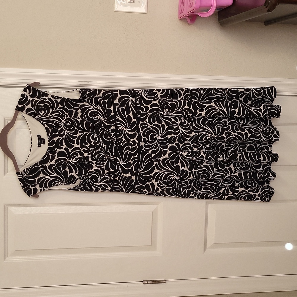 Metaphor Black and White Dress Babydoll 16